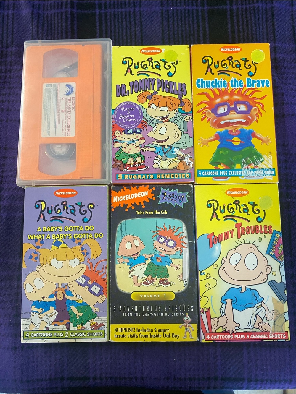 Nickelodeon Rugrats VHS Collection
